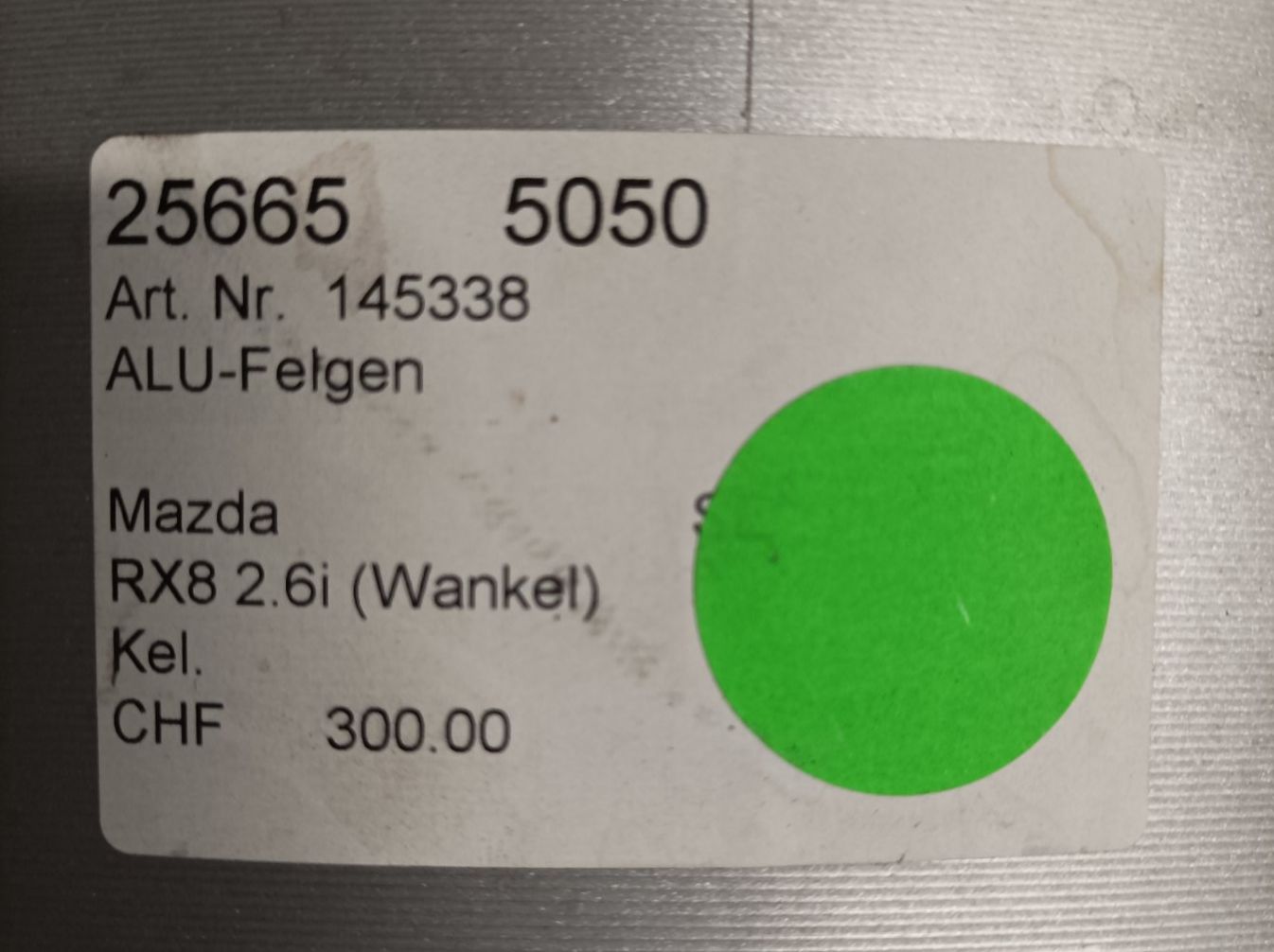 Mazda Felgen: Mazda Felgen RX8 – Gebraucht aus Horgen von panLeon 2