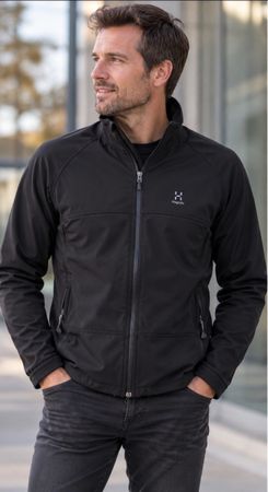 Haglöfs Softshell Jacke schwarz gebraucht Grösse M