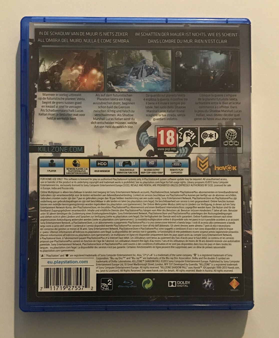 Jeux: PS4 - Killzone: Shadow Fall – D'occasion à Allschwil par Bullach 2