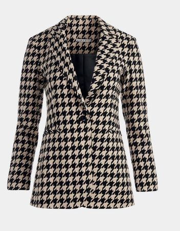Alice + Olivia Designer Blazer Hahnentritt, neu Grösse 40