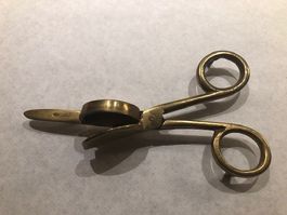 Ältere Dochtschere aus Messing