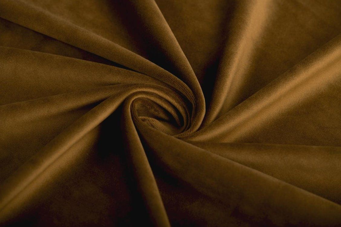 Tessuti: Stoff Velour Khaki Meterware – Nuovo e nell'imballaggio originale da Adlikon b.Regensdorf venduto da MK-VORHANGSERVICE
