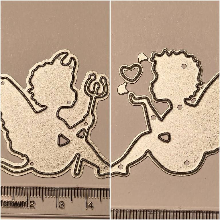 Sciablone: Stanzformen Teufelchen und Engelchen – Usato da Frauenkappelen venduto da 77Adi