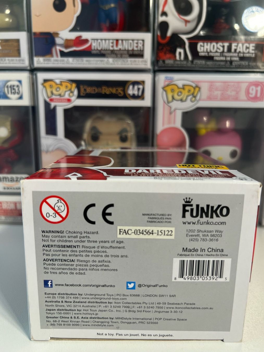 Funko Figuren: Funko POP! Marvel Daredevil - Daredevil (Red) Edit. Limitée – Neu und originalverpackt aus Le Mouret von perfectbijou 5