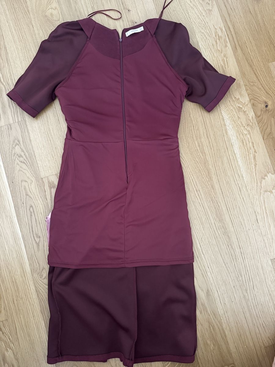 Mango Vestiti: Dunkelbordeaux Mango Kleid – Usato da Zürich venduto da agnieszka_p 3