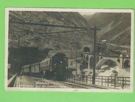 Göschenen, Elektrischer Zug der Gotthardbahn