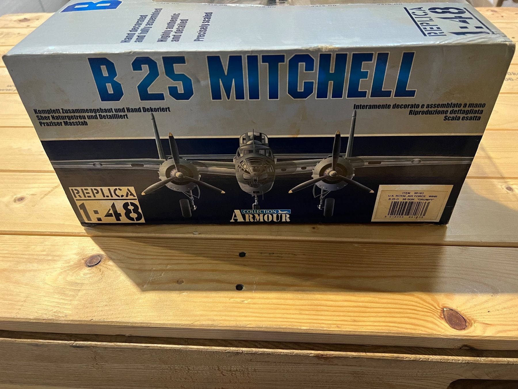 Modellbausätze & Standmodelle: B25 MITCHELL, UK Royal Air Force WWII 98 SQN "GRUMPY" 1:48 – Neu und originalverpackt aus Laufen von ric_9vmm 1