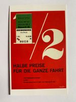Plakat für SBB Halbe Preis für die ganze Fahrt 1932 (Repro.)