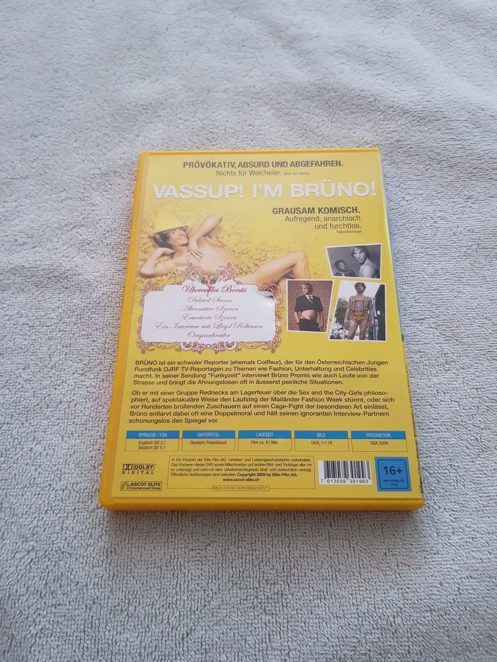 Tutti i DVDs: Brüno (DVD) – Usato da Liestal venduto da tonic 3