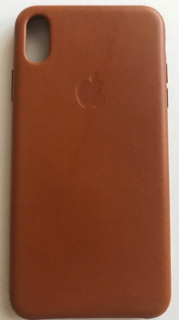 Apple Cover & Protezioni schermo: Apple - iPhone Xs Max Echtleder Hülle Sattelbraun – Nuovo (secondo la descrizione) da Bassersdorf venduto da maga1g 1