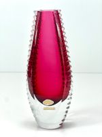 Vase Bleikristall BEYER & CO. Rubinrot, 1960er/70er