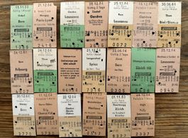 20 Top Billette, SBB, Tickets Edmondsche Kartonbillette