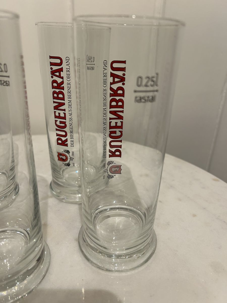 Bicchieri: Rugenbräu Bierglaeser, 4 Stk! – Usato da Gunten venduto da starfish3 3
