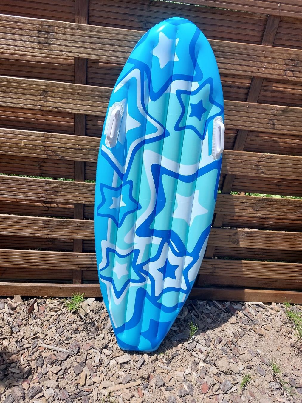 Salvagente: Planche gonflable été, design étoiles bleues, comme neuf – Usato da Mont-sur-Lausanne venduto da ane_pgq6 2