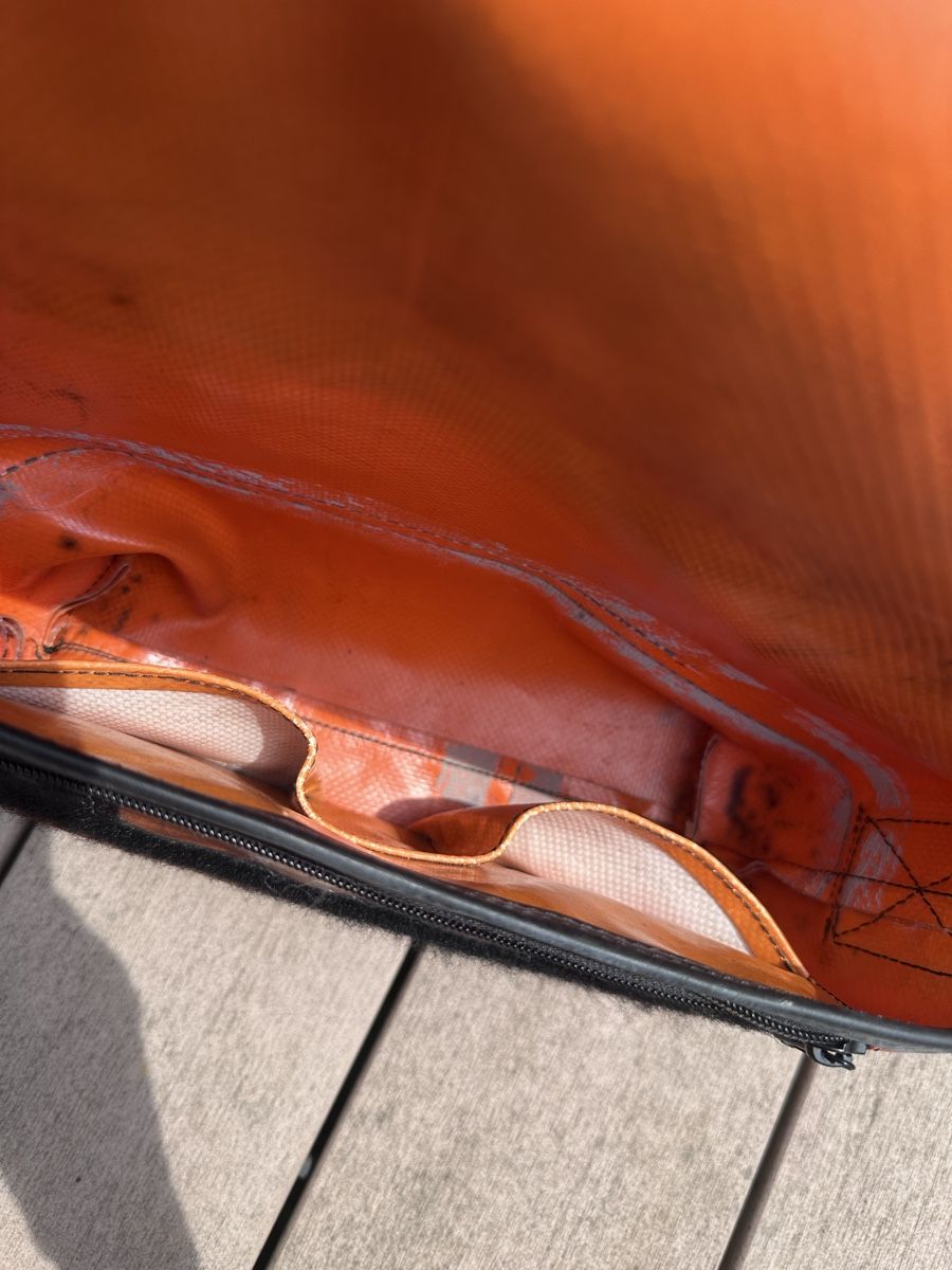Freitag Borse: Orange Freitag Bag – Usato da Bellinzona venduto da Samirablank 2
