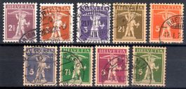 9 MARKEN TELLKNABE MIT ARMBRUST GESTEMPELT - EM480