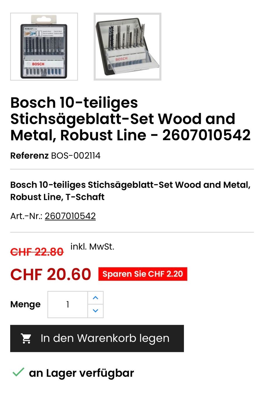 Tutti gli attrezzi: 3 Pack Stichsägeblätter à 10 Stück – Nuovo (secondo la descrizione) da Hittnau venduto da Oracel 1