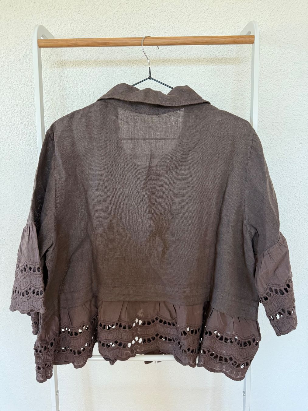 Chemisiers: Leinen Bluse braun One Size – D'occasion à Kloten par ble_78dj 4