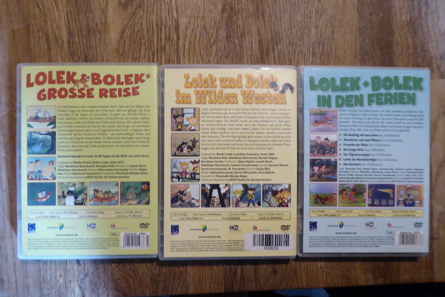 Tous les DVDs: 3x DVD Lolek und Bolek – D'occasion à Allschwil par Summelsarium 5