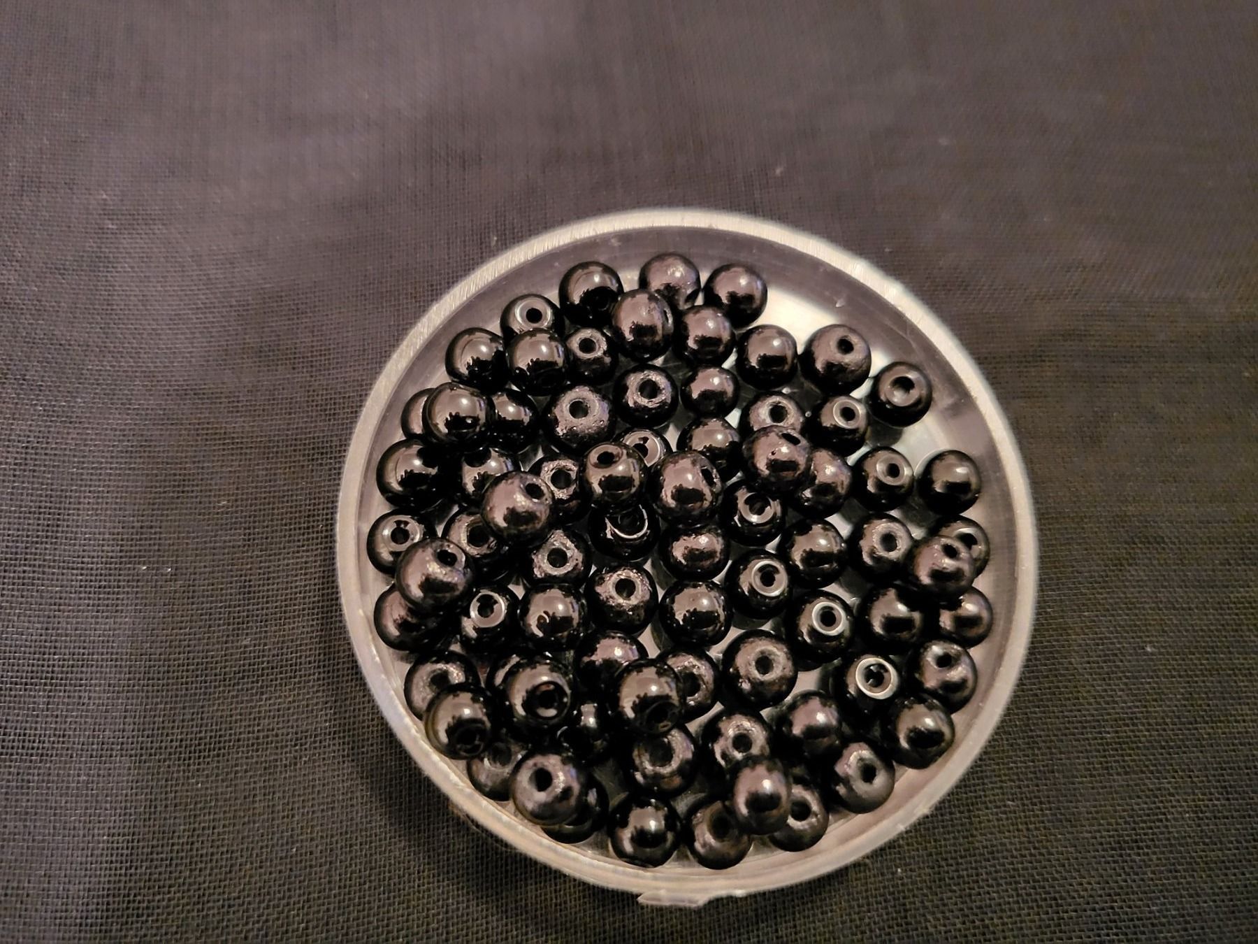 Perle (finte): Glaswachsperlen 4mm 100 stk – Nuovo e nell'imballaggio originale da Dietikon venduto da Eleda 1