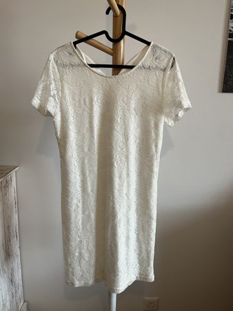 Weisses Sommerkleid spitze 38 40