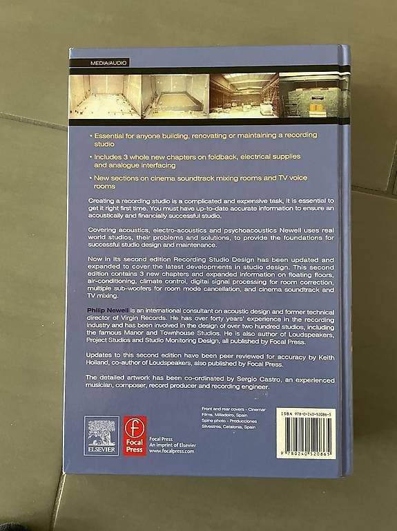 Libri: Recording Studio Design Bibel – Usato da Uster venduto da ste.rue 1