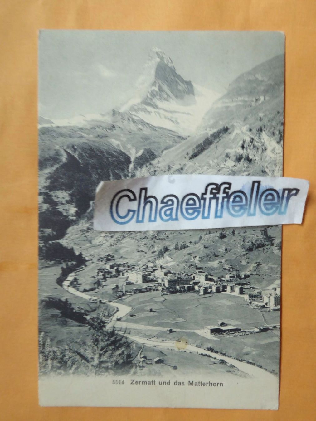 Cartoline postali: 1907 Zermatt und das Matterhorn – Usato da Zürich venduto da Chaeffeler
