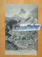 1907 Zermatt und das Matterhorn