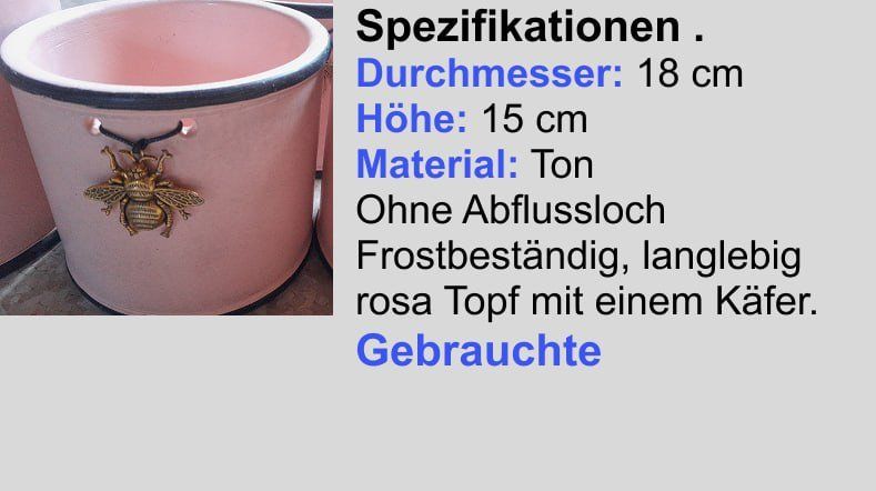 Vasi per fiori: Tontopfset für Home oder Garten – Usato da Bad Ragaz venduto da ejukova 1