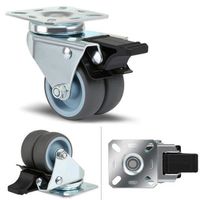 4tlg Lenkrollen Möbelrolle 50mm Schwerlastrolle Lenkrolle