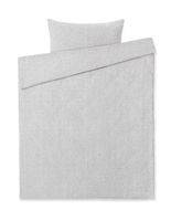 MANOR HOME Lindo Chambray Bettwäsche-Set grau