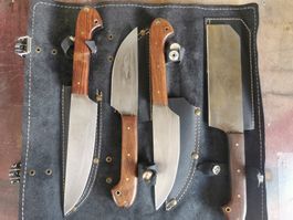 Damast chef knives