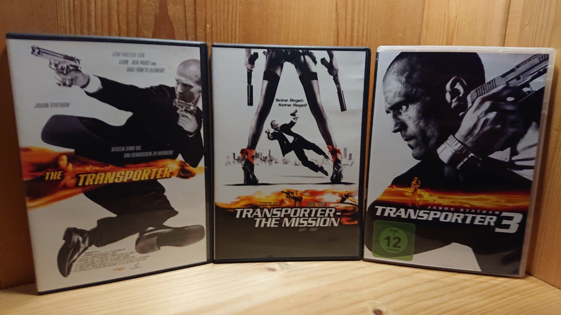 Tutti i DVDs: TRANSPORTER 1 bis 3 auf DVD – Usato da Wilderswil venduto da Exebub