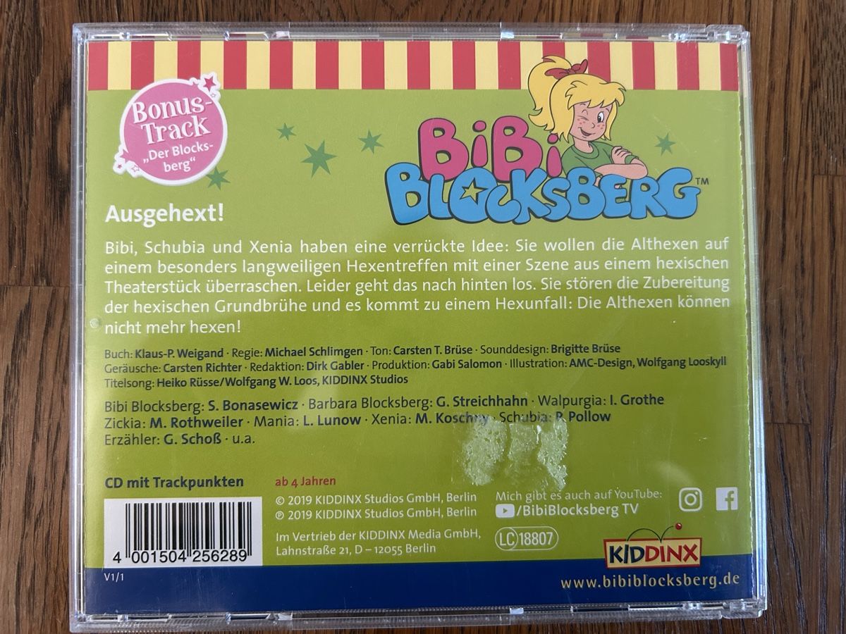 CD: Hörspiel Bibi Blocksberg 128 Ausgehext  CD – Usato da Wolhusen venduto da eve_m6cg 2