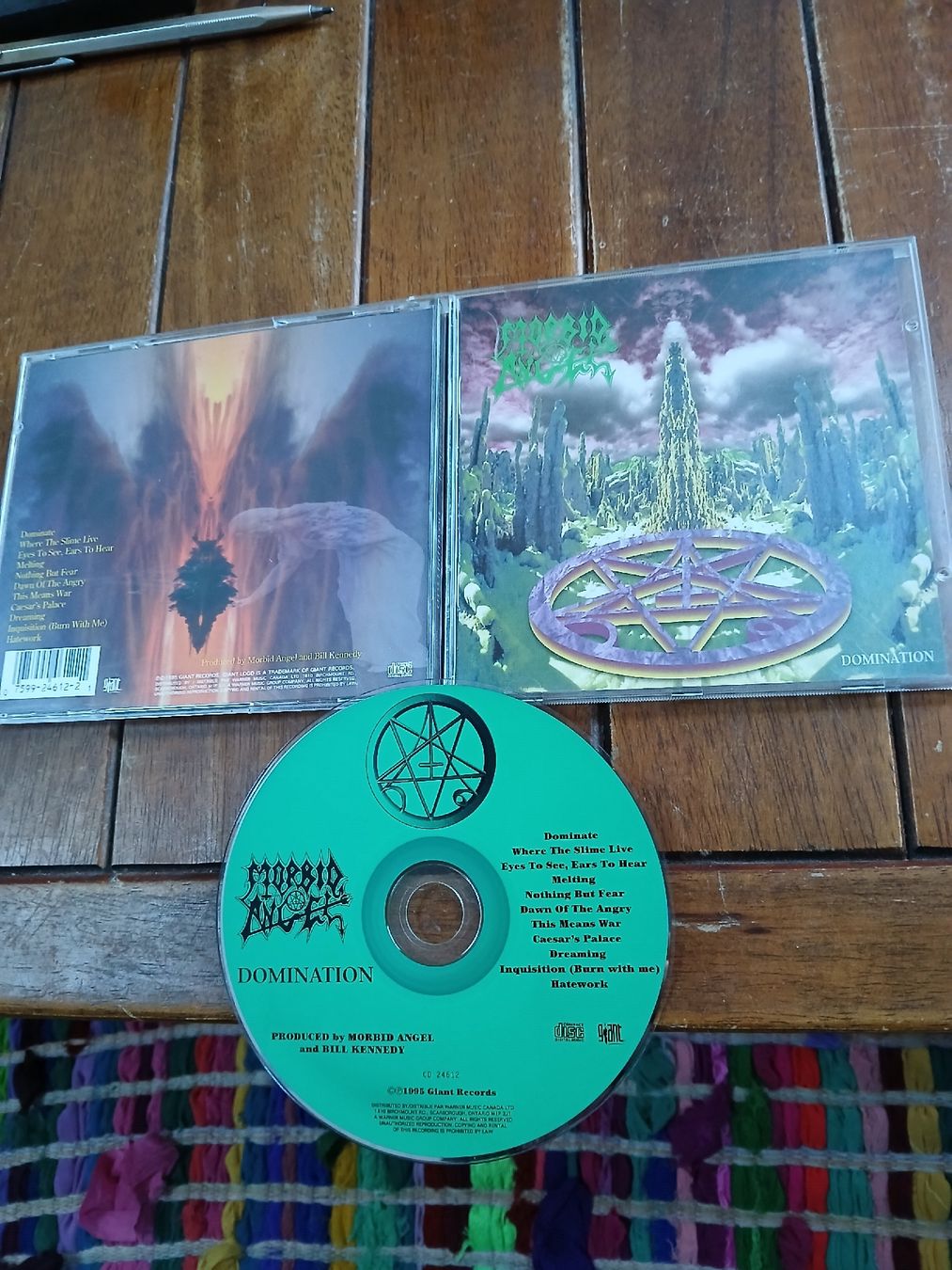 CD: morbid Angel- domination  – Usato da St-Cergue venduto da VeganWarrior