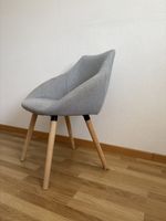 Stuhl Stoff grau