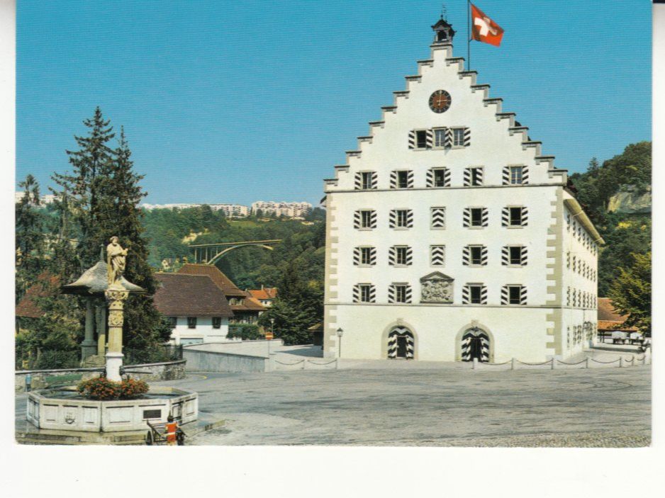 Cartoline postali: Fribourg Kaserne ca. 1970 – Usato da Bürglen TG venduto da StampGraf