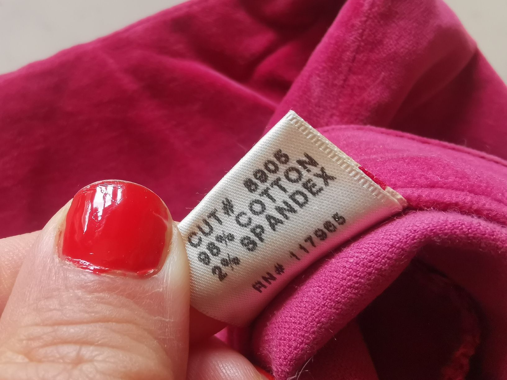 Pantaloni: JBrand Slim Samt Hose – Usato da Uerikon venduto da pink_flamingo 2