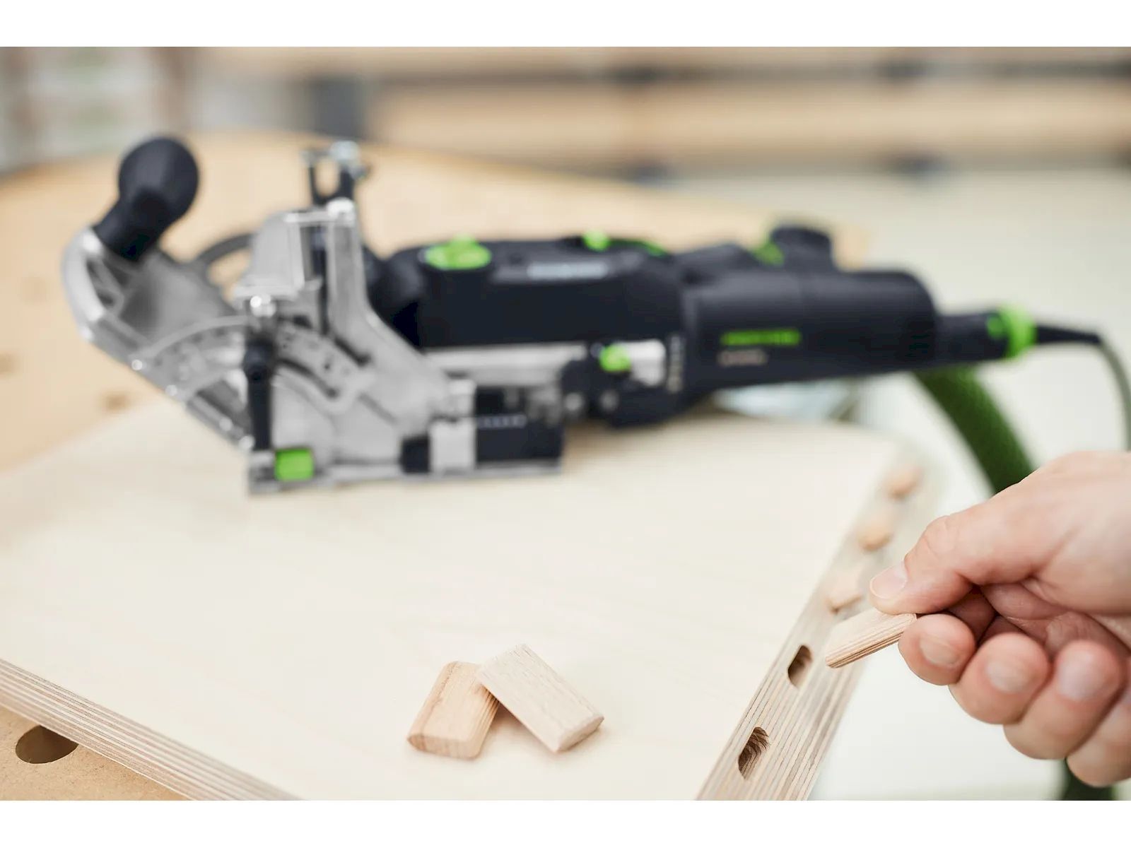 Drehen & Fräsen: Festool DOMINO DF 500 RQ-Plus Dübelfräse – Neu und originalverpackt aus Bottighofen von zaap 7