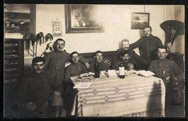 Foto-AK Soldaten mit Grammophon