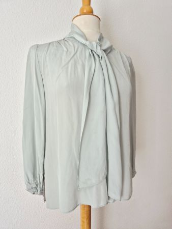 BLUSE TUNIKA BABATON SEIDE SILK SOIE S 36 TOP ZU JEANS HOSE