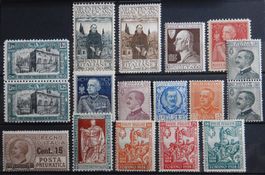Italien ex. Kat. 173-291 ** 1924/28 Kat. 120 Euro