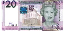 Jersey 20 Pounds 2010 QEII P-35 UNZ