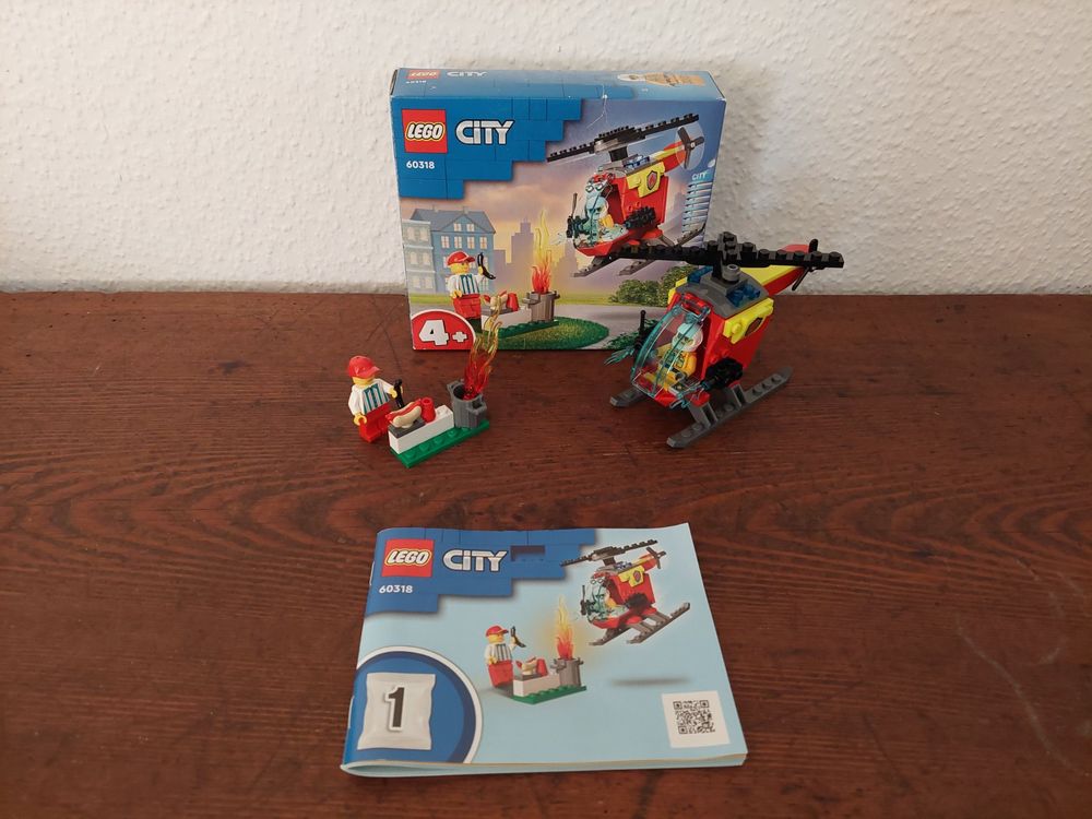 Lego Giocattoli: LEGO CITY Feuerwehrauto 60107 & Helikopter 60318 – Usato da Möhlin venduto da Kecksli 5