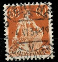CH - Helvetia m. Schwert - SBK Nr. 140 - Grenchen SO
