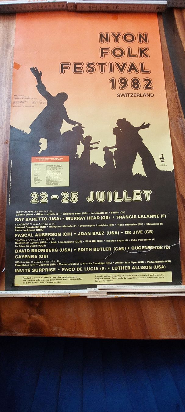 Poster & Bilder: affiche paleo festival 1982 – Gebraucht aus Muraz (Collombey) von Celine-v81