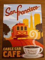 Coffee Poster - Kaffee-Plakat San Francisco NEU