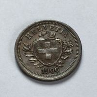 1900 1 Rappen unz