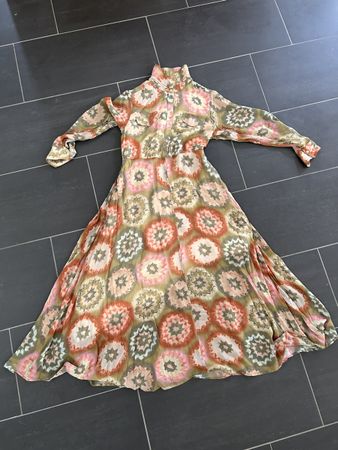 Hemisphere Kleid Viskose Muster bunt Grösse XS