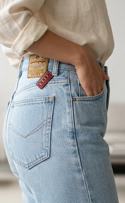 Jeans: Vintage Jeans Damen, hellblau, Grösse 28 – Gebraucht aus Menzingen von myw_9yjm